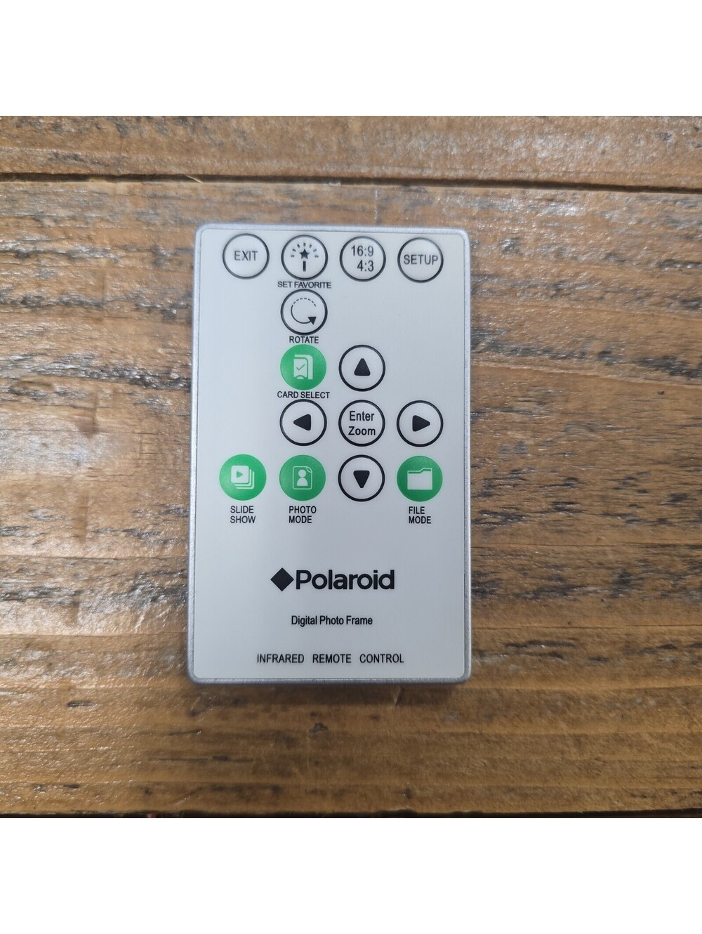 Polaroid IDF-0720 7" Digital Picture Frame Infrared Remote Control - Tested